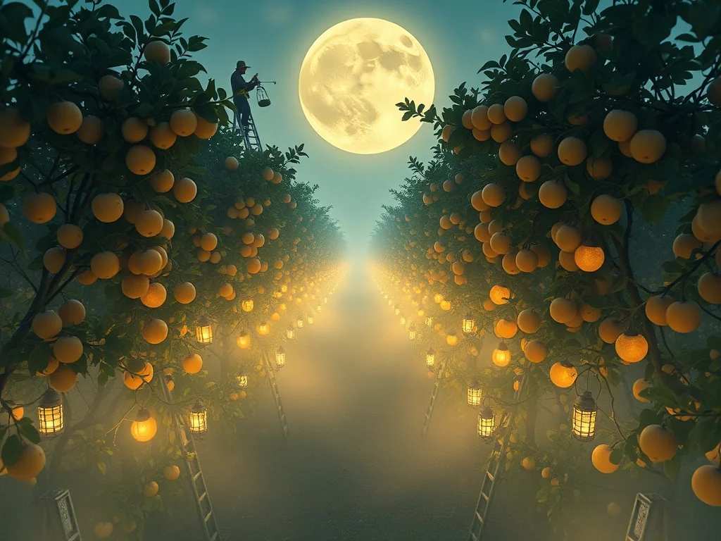 Gravity Orchard generated with FLUX Schnell