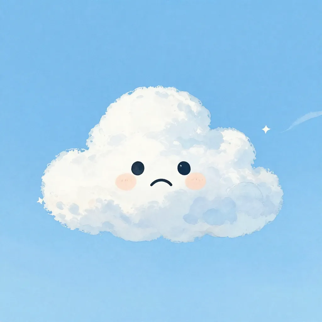 The Shy Cloud's Little Rain