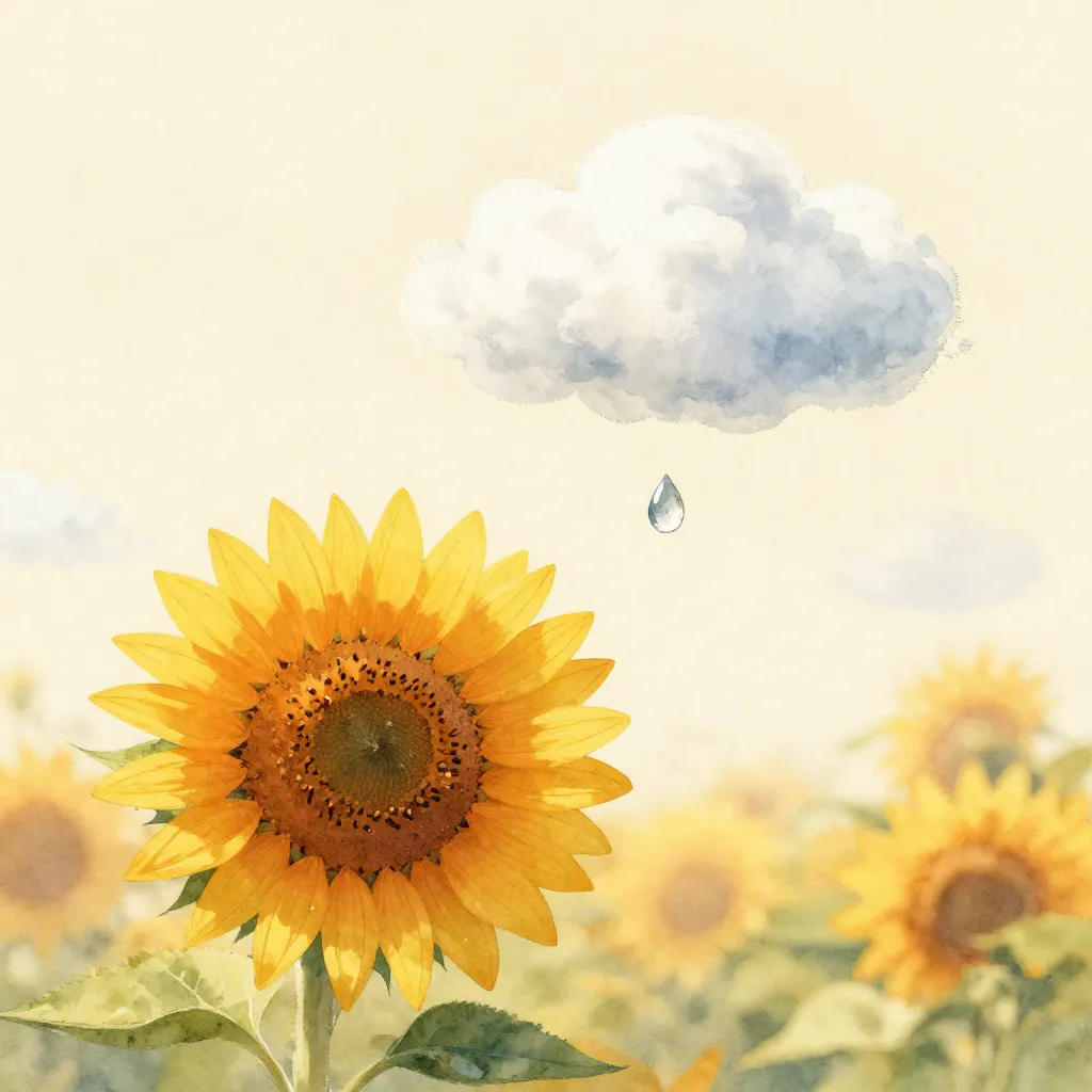 The Shy Cloud's Little Rain