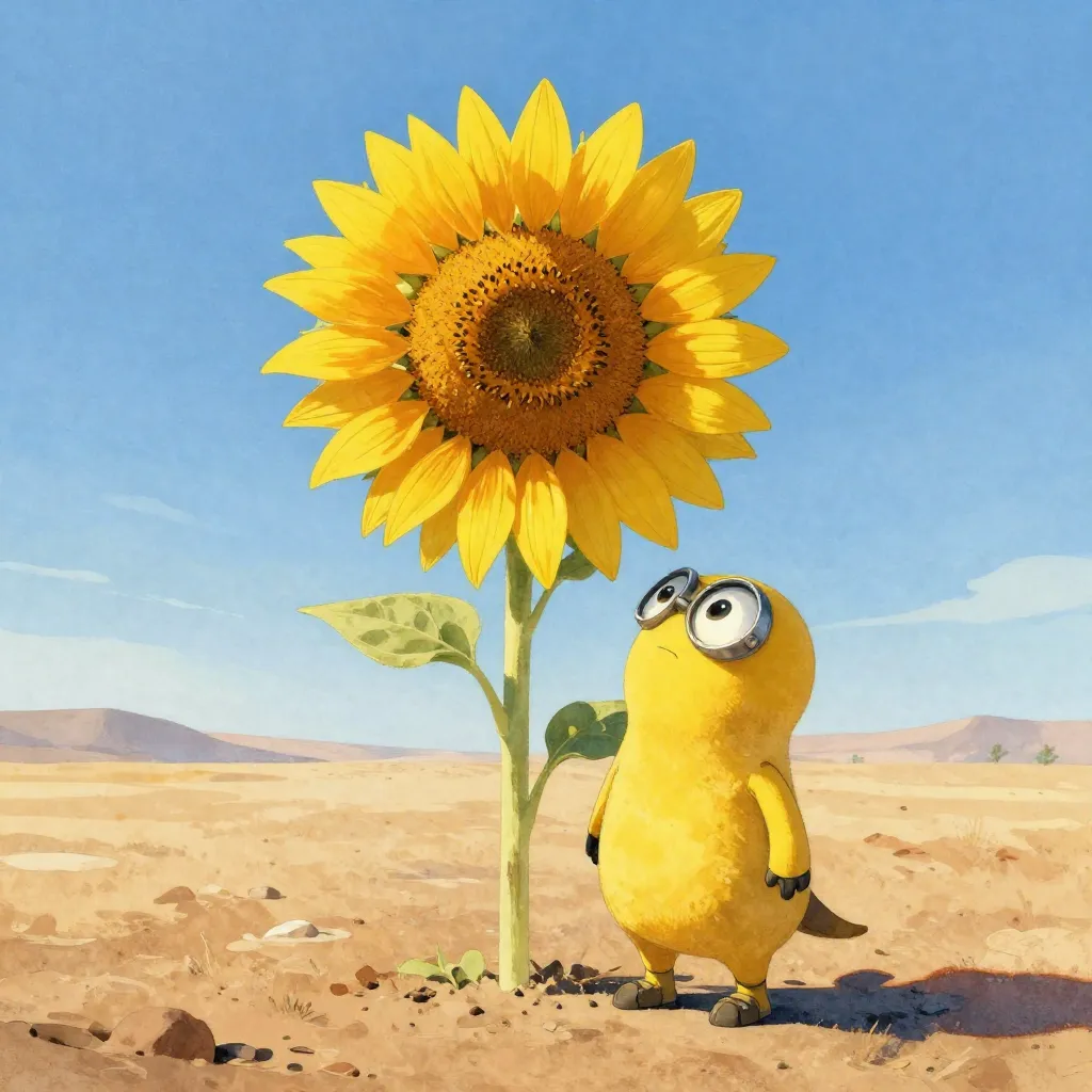 The Robot and the Last Sunflower