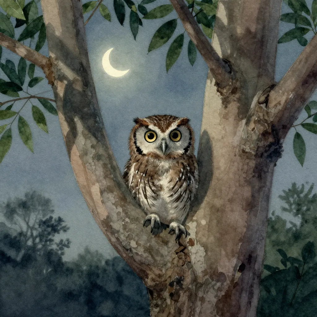 The Little Morepork Who Found the Night