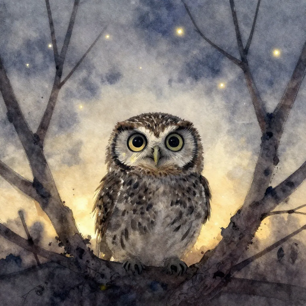 The Little Morepork Who Found the Night